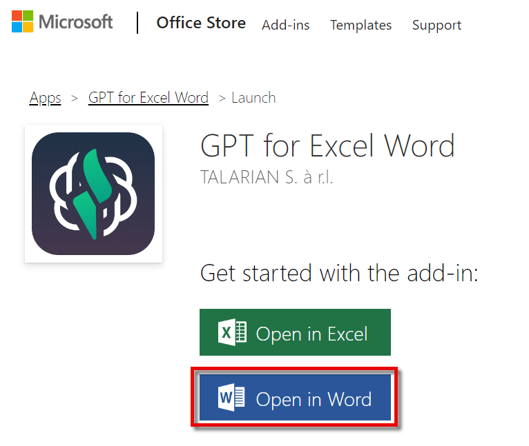 ChatGPT into Microsoft Word Howto Guide •