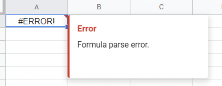 notion image of a formula parse error