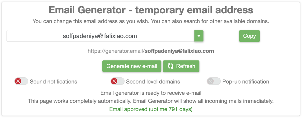 Email Generator, Email Maker, Email Creator